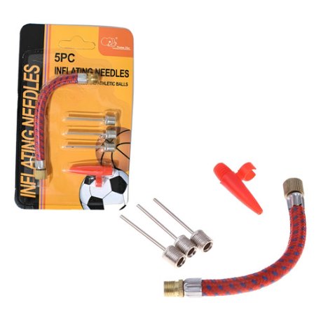 KIT PICOS INFLADOR PELOTA 5 PCS