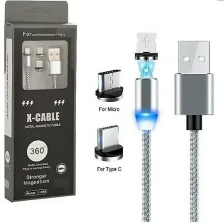 CABLE IMANTADO 3 EN 1