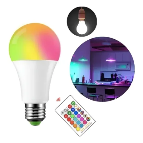 FOCO RGB CON CONTROL REMOTO