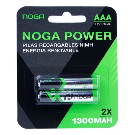 PILA RECARGABLE AAA NOGA X2 BLISTER