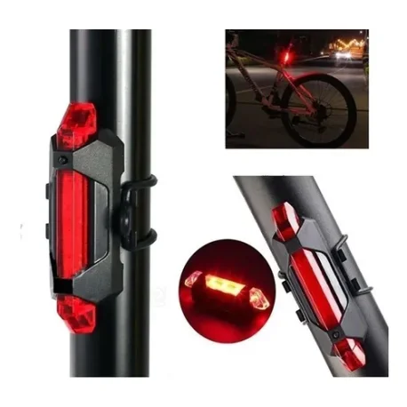 LUZ BICI TRASERA RECARGABLE DC-918
