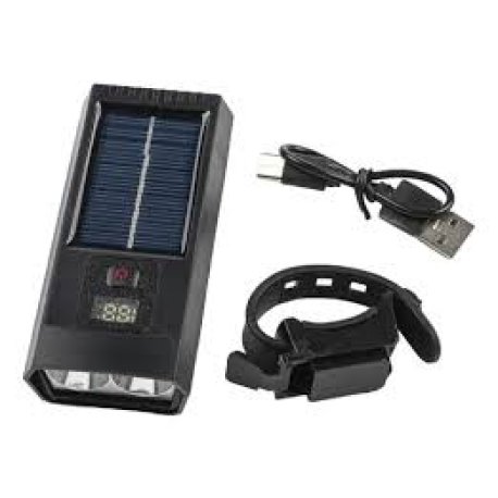 LUZ BICI CON BOCINA SOLAR MY111