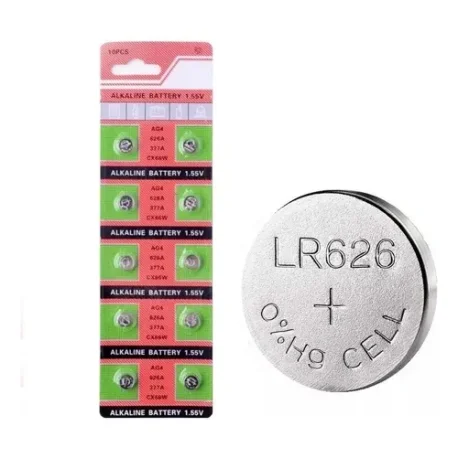 PILA BOTON AG4 / LR626 / 377A X 10 (BLISTER) -