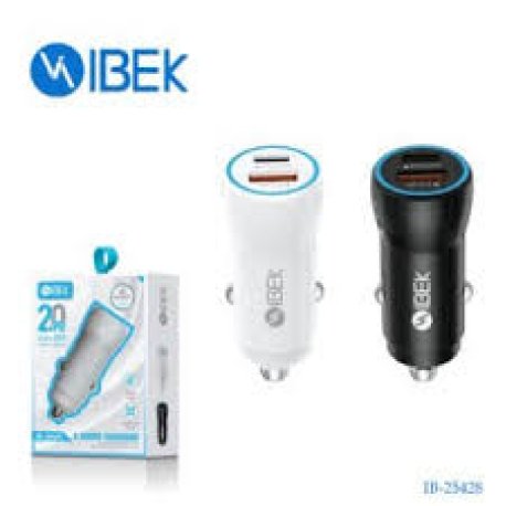 CARGADOR AUTO 1 USB + 1 TC IBEK/KABER/TIME