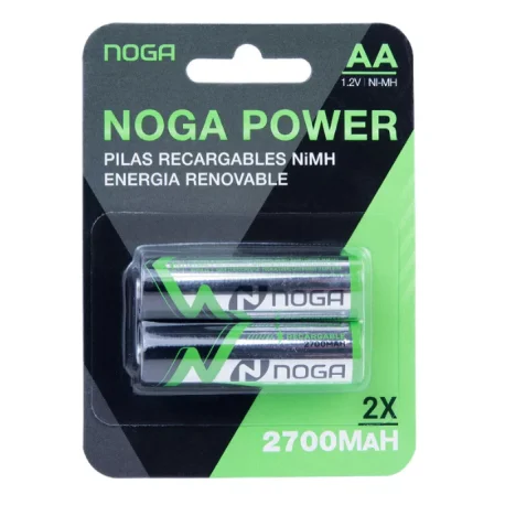 PILA RECARGABLE AA NOGA X2 BLISTER