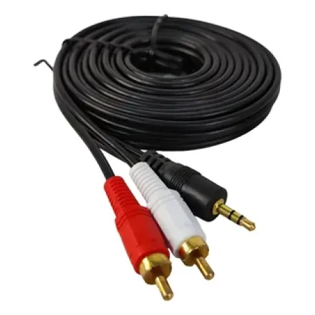 CABLE RCA A MINI PLUG 2 A 1 3 M AUDIO ESTEREO