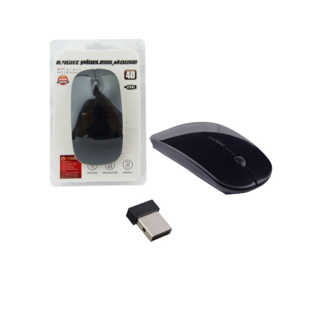 MOUSE INALAMBRICO 2,4 GHZ BLISTER A PILAS