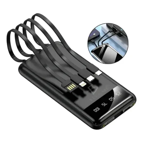 CARGADOR PORTATIL 20000 MAH FICHAS VARIAS