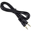 CABLE AUX 3 MTS NEGRO MINIPLUG A MINIPLUG NEGRO