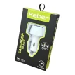 CARGADOR AUTO 1 USB + 1 TC IBEK/KABER/TIME