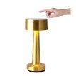 LAMPARA TOUCH LED DORADA