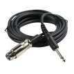 CABLE MICROFONO XLR A PLUG 65MM METAL 5 MTS
