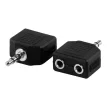 FICHA 2 MINI-PLUG HEMBRA A 1 MINI MACHO